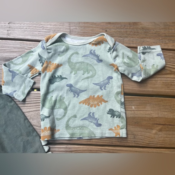Infant Baby 12M Carter's Dinosaur long sleeve top & pants Set - Picture 6 of 6